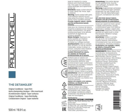 Paul Mitchell el desenredante, acondicionador para cabello grueso y teñido 16,9 oz - Imagen 7 de 7