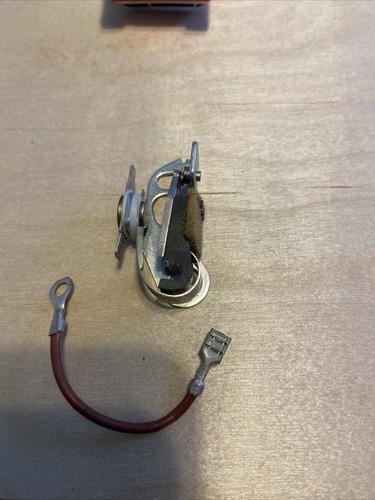 B14 382135 OMC Breaker Ignition Points with Lead NOS - Picture 2 of 3