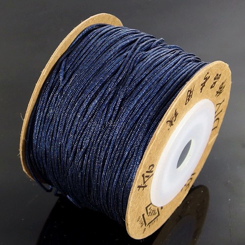 Satin Silk Braid Knotting Cord Thread Rope Roll Beading Jewelry Design Making - Picture 29 of 40