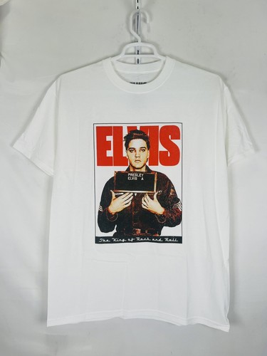 Camiseta grande Elvis Presley para hombre Mugshot NUEVA - Imagen 1 de 4