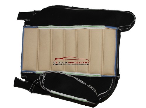 2003-2007 Hummer H2 AWD Driver Lean Back Leather Seat Cover BLK - Picture 6 of 6