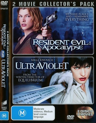Resident Evil: Apocalypse + UltraViolet DVD (Region 4) 2 Movie Collector's Pack - Picture 1 of 3