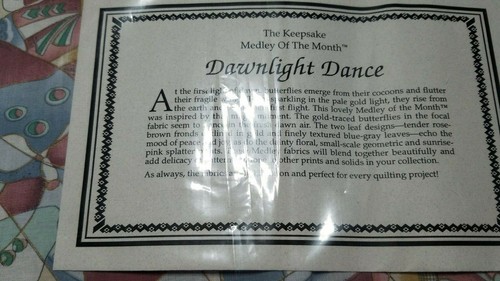 MEDLEY ACOLCHADO DE RECUERDO DEL MES CUARTOS GRASOS (6) - "DANZA A LA LUZ DEL AMANECER"  - Imagen 1 de 7