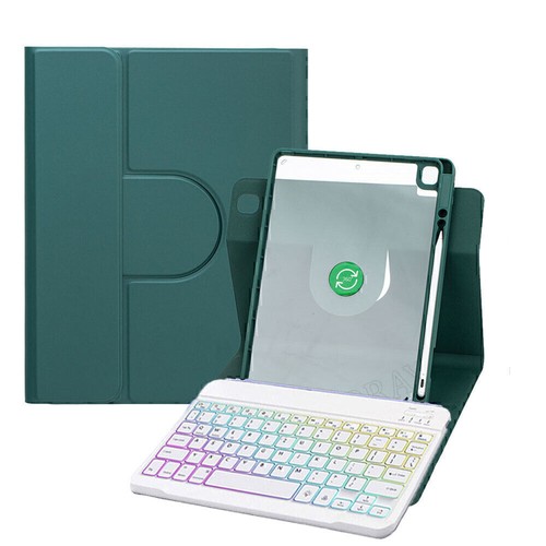 Beleuchtet Tastatur Hülle Mit Stifthalter für iPad 11/10/9/8/7th Air 6/M3 Pro 11 - Bild 41 von 75