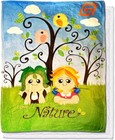 Love Nature Nature Lover Fleece Throw Blanket, Environment, Ecosystem, Green