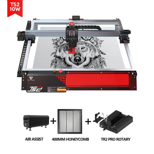 TS2-10 Diode Laser Engraver 10W CNC Desktop DIY Laser Engraving 450*450mm - Picture 13 of 13
