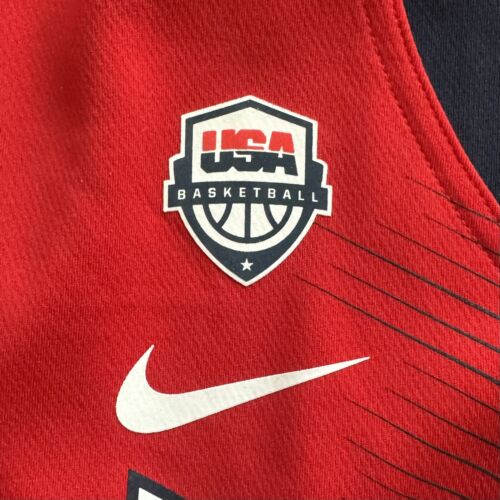 2014 Men’s Nike Team USA Olympic FIBA Kevin Durant #5 Jersey Size M Authentic - Picture 4 of 7