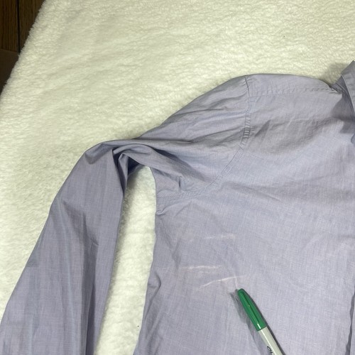 Descendant of Thieves Men Shirt Size Large Button Down Purple Long Sleeve Pocket - Picture 9 of 10