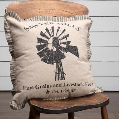 New Primitive Country Rustic Large Sawyer Mill Windmill 18 X
