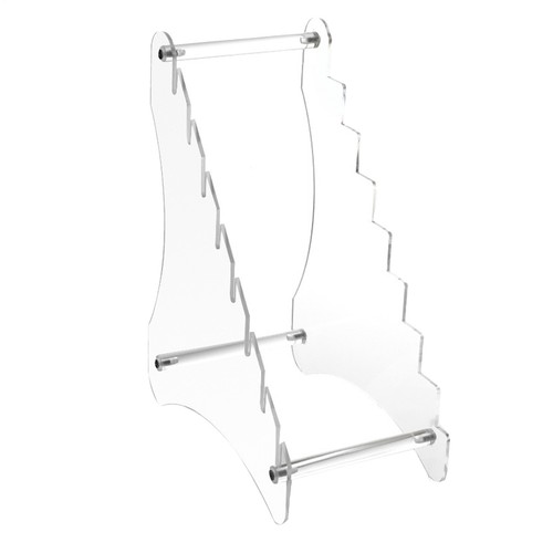 Knife Display Stand Clear Acrylic Holder Transparent Knife Rack Holder Storage - Foto 9 di 12