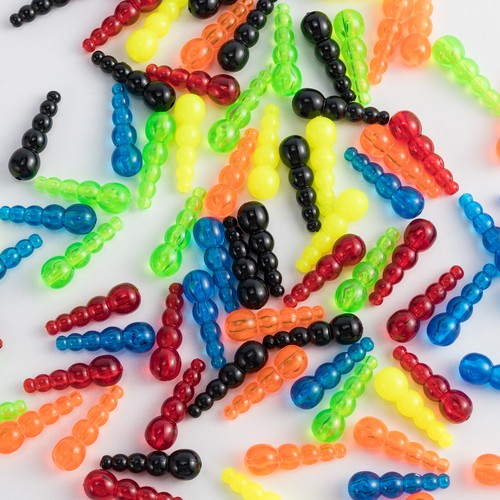 30/60pcs Stacked Fishing Beads Walleye Rigs Inline Spinner Lure Making Supplies - Picture 4 of 12