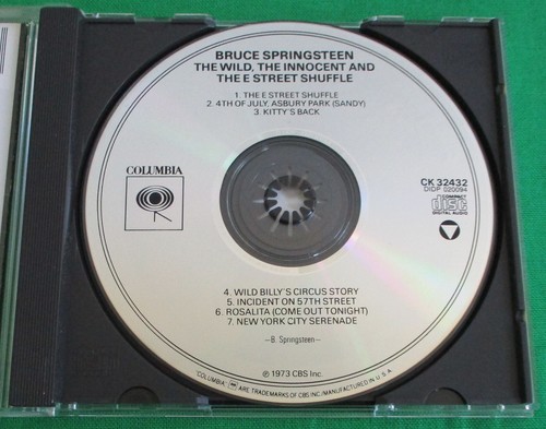 5 Bruce Springsteen CD Born To Run Wild Innocent E Street Shuffle Lucky Town + - Imagen 8 de 20