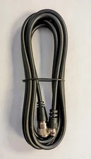 9' FT RG59U Coax TV Antenna Cable with PL259 and F Type Plug Connector