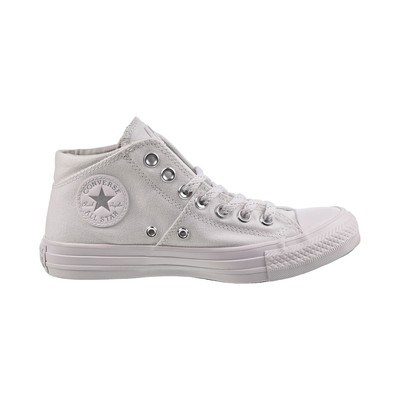 white silver converse