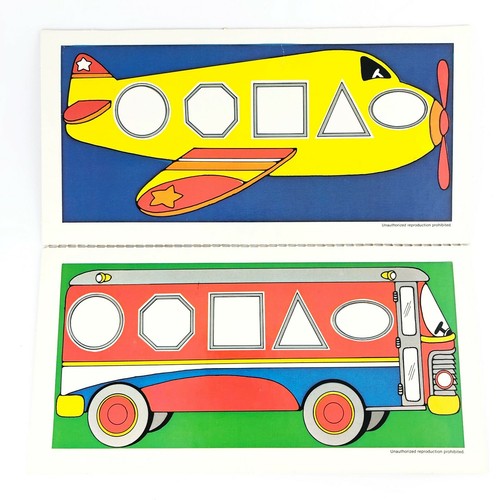 Vintage 1981 Sesame Street Matching Shapes Educational Game Jim Henson Muppets - Picture 3 of 7
