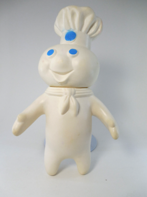 VTG Rubber 7in Pillsbury Dough Boy Pillsboy Poppin Fresh Toy