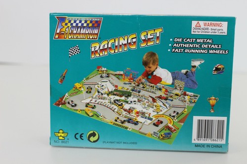 DIE CAST F-1 CHAMPIONS RACING SET MATTEL MATCHBOX HOTWHEELS #2 - Picture 2 of 3