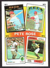 1986 Topps #4 The Pete Rose Years: 1971-1974 Cincinnati Reds VGEX/EX