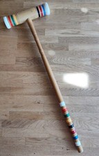 Vintage Forster Wood Croquet Mallet - 28" Long - Replacement 3