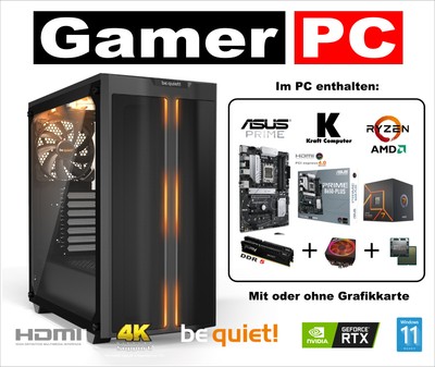 PC Ryzen 7 7700 (8x5,3GHz)+ASUS PRIME B650-Plus +32GB 6000MHz +1TB SSD /ohne GPU