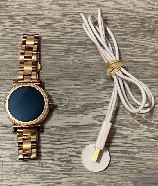Michael Kors Access Sofie Rose Gold Plated Smart Watch DW5B | eBay