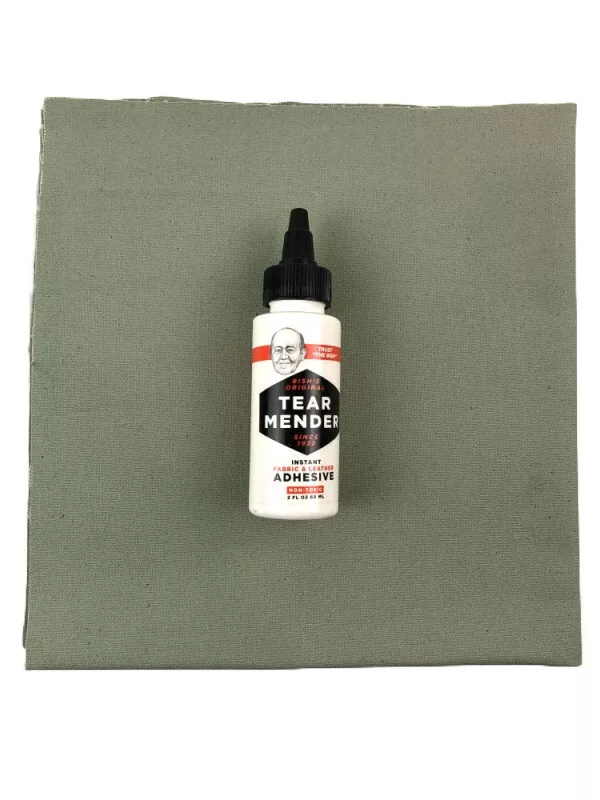 Pop Up Camper Cotton Canvas Repair Kit - Green/Gray