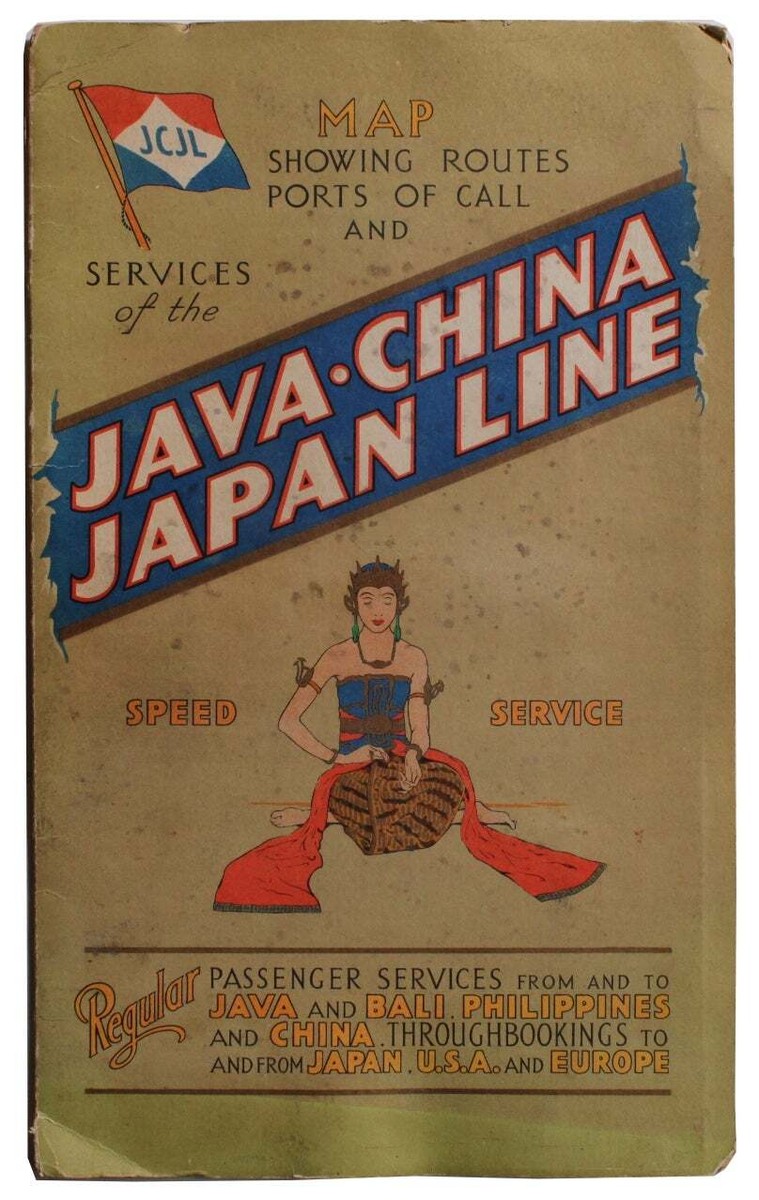 East Asia Map Java China Japan Lyn Line JCJL Transportation Route