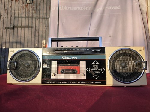 6 Speaker  PALLADIUM Radio Kassetten,  Art. 879/126, HIFI Stereo-Portable UKW/MW - Bild 19 von 24