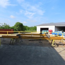 EMH Ceiling Hung Bridge Crane 15'-3" Span 20'-8" Run 10'-4" Hoist Travel W/Hoist