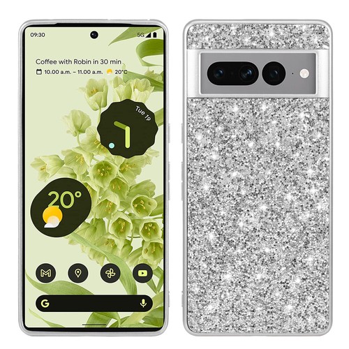 Phone Case For Google Pixel 8 Pro 8 7 Pro 7A 7 6 Pro 6A Glitter Shockproof Cover - Picture 18 of 21