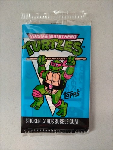 teenage mutant hero turtles ungeöffnete Packungen alle 4 Turtles 1990 Karten Packungen TMNT - Bild 6 von 9
