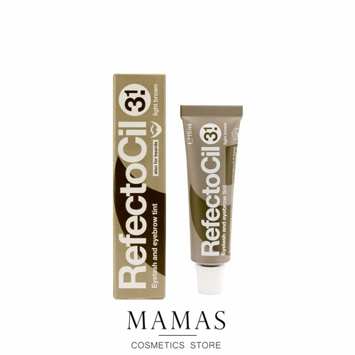 KIT RefectoCil: 3.1 Tinte Marrón Claro 15ml + 3% Crema Oxidante + Vidrio + Cepillo de Rímel - Imagen 3 de 3