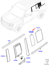 LAND ROVER DEFENDER L663 Rear Quarter Vent Panel Left Trim LR143411 NEW GENUINE