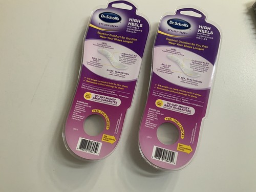 (2)DR.Scholl'sStylish Step High Heels Invisible Cushioning Insoles,Women Sz 6-10 - Picture 2 of 2