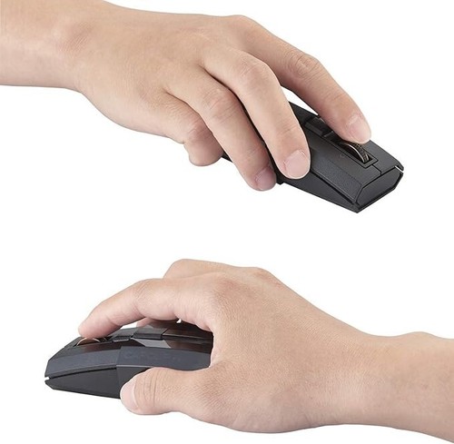 ELECOM Bluetooth Mouse iOS iPad Compatible Rechargeable Silent 4-Button CapClip - Picture 5 of 7