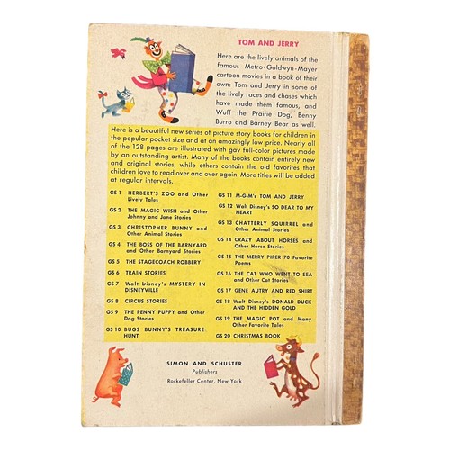1950 MGM'Ss Tom und Jerry und ihre Freunde eine goldene Geschichte Buch 128 Seiten Farbe - Bild 2 von 10