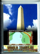 2017 UPPER DECK GOODWIN WORLD TRAVELER MAP # WT-50 Washington Monument U.S.A.