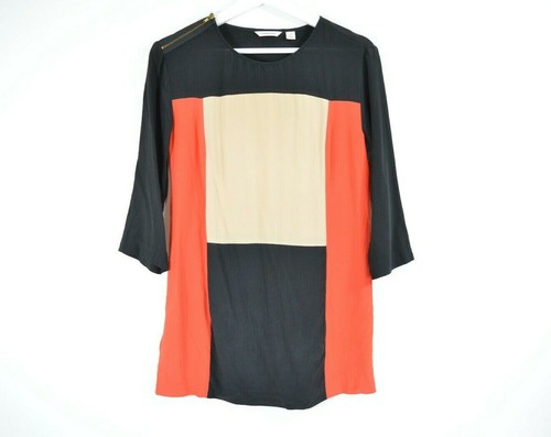Country Road 100% Silk Top Womens 3/4 Sleeve XXS - Picture 2 of 12