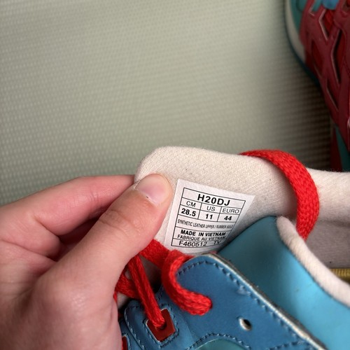BAIT x ASICS GEL LYTE III PAQUETE ANILLO AZUL CAPITÁN AMÉRICA ROJO 2012 EE. UU. Talla 11 H20DJ - Imagen 11 de 11