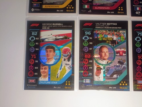 Topps Formula 1 Turbo Attax 2020 Russell, Bottas, Gasly, Albon, Giovinazzi - Zdjęcie 2 z 4