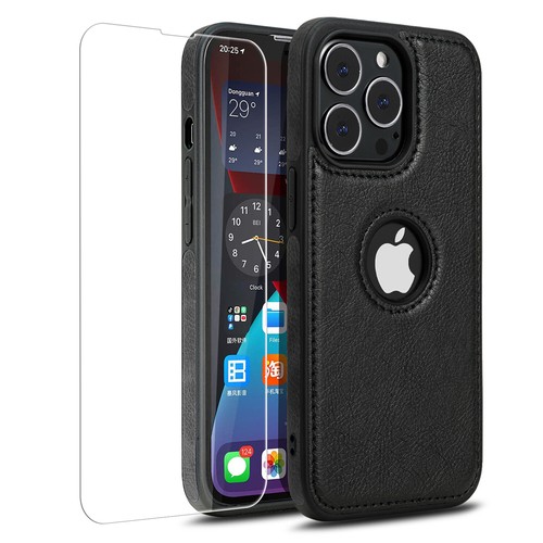 Cover Custodia in Eco pelle per iPhone 14 / Plus / Pro / Max Qualità Premium C04 - Foto 12 di 35