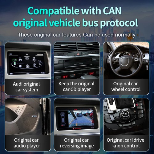 For Audi A6 C7 A7 2012-2018 Android GPS Car Radio CarPlay Auto Stereo Multimedia - Picture 5 of 32