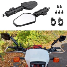 8/10mm Motorcycle Rearview Wing Mirrors For Honda XR650L 250L 350 CRF250 230 450