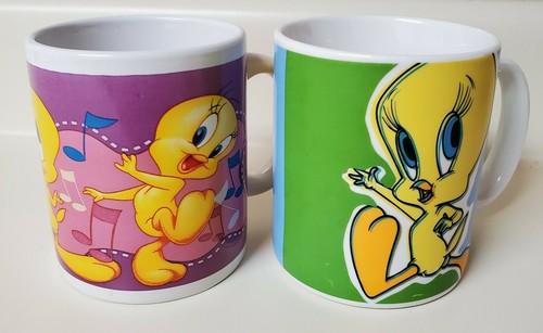 Vintage Tweety Bird Coffee Mugs Gibson-Warner Bros Lot of 2 - Picture 2 of 6