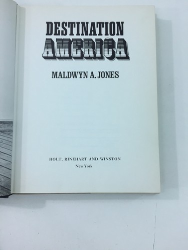 Destination America - Maldwyn Jones (Hardcover, 1976, Staubjacke) - Bild 3 von 12