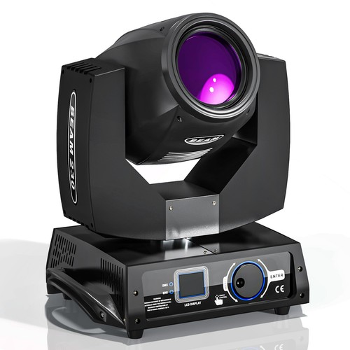 230W 7R Beam Bulb Gobo 8+16 Prism Moving Head DMX LED Stage Light Disco DJ Party - Picture 9 of 17