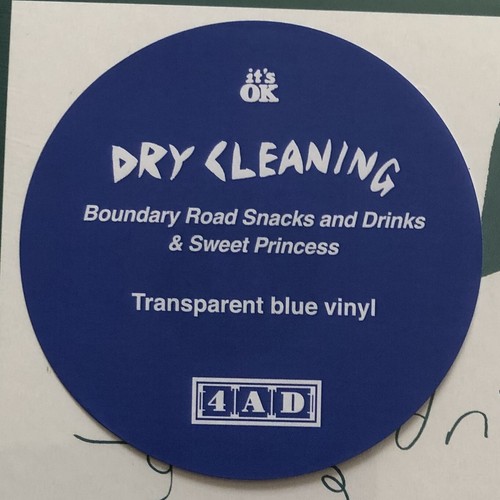 Dry Cleaning Boundary Road Snacks and Drinks Blue Vinyl Record New 0191400057104 - Picture 3 of 4
