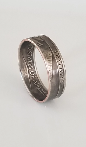 California Yosemite Coin Ring | Yosemite Nationalpark | Yosemite Schmuck | Ring - Bild 2 von 6