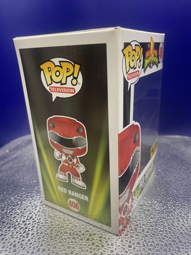 Funko Pop! Vinyl: Power Rangers Red Ranger (Metallic) #406 Hot Topic Exc. NEU - Bild 2 von 10