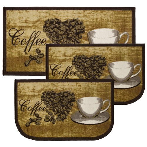 3pc Kitchen Area Rug Floor Mat Carpet Set Home Decorative Food Beverage Theme - Picture 28 of 40
